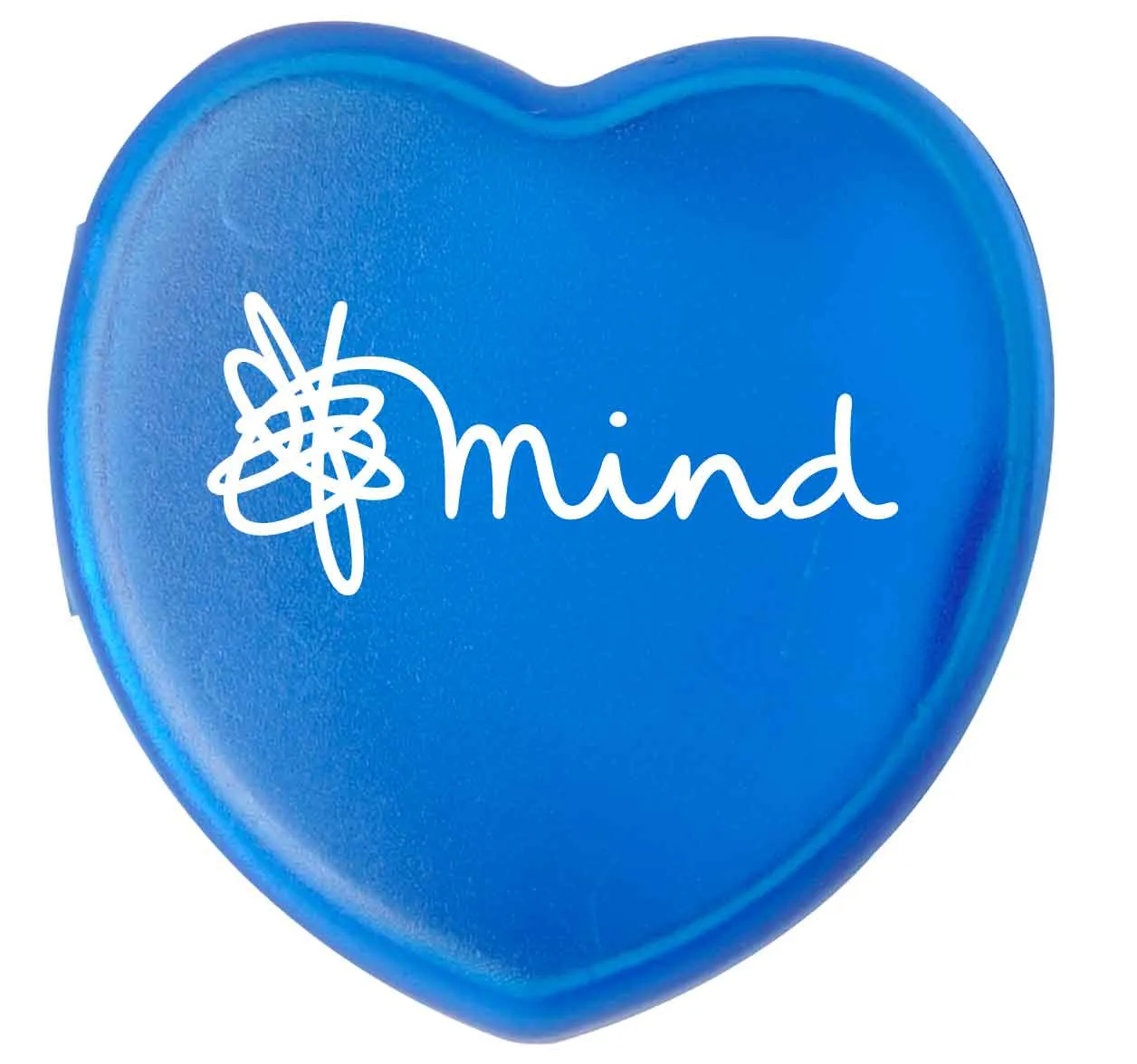 Pill Box Heart Shaped Compact Design - 1.75 x 1.9 in - product view 6