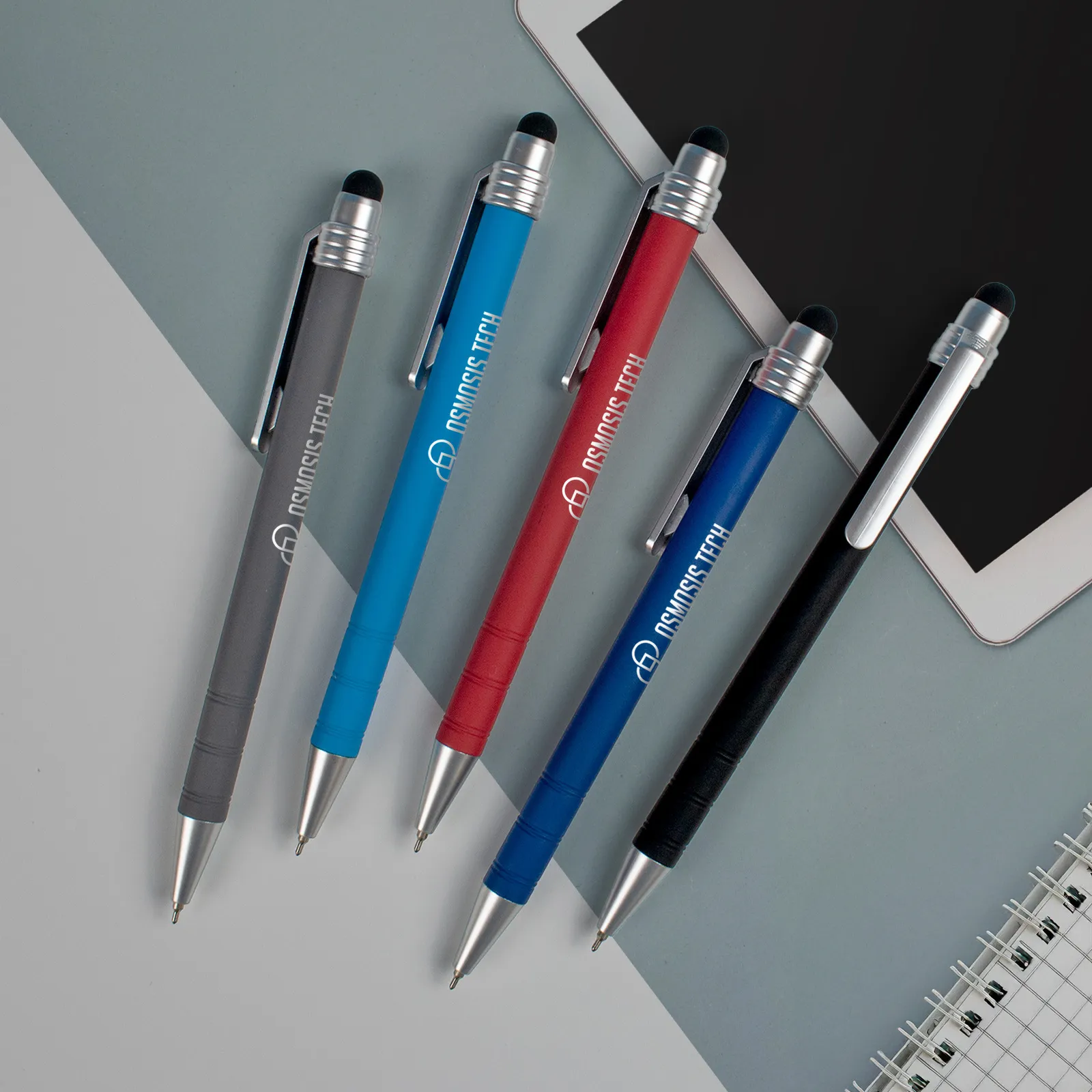 Stylus Pen Recycled ABS with Soft-Touch Grip