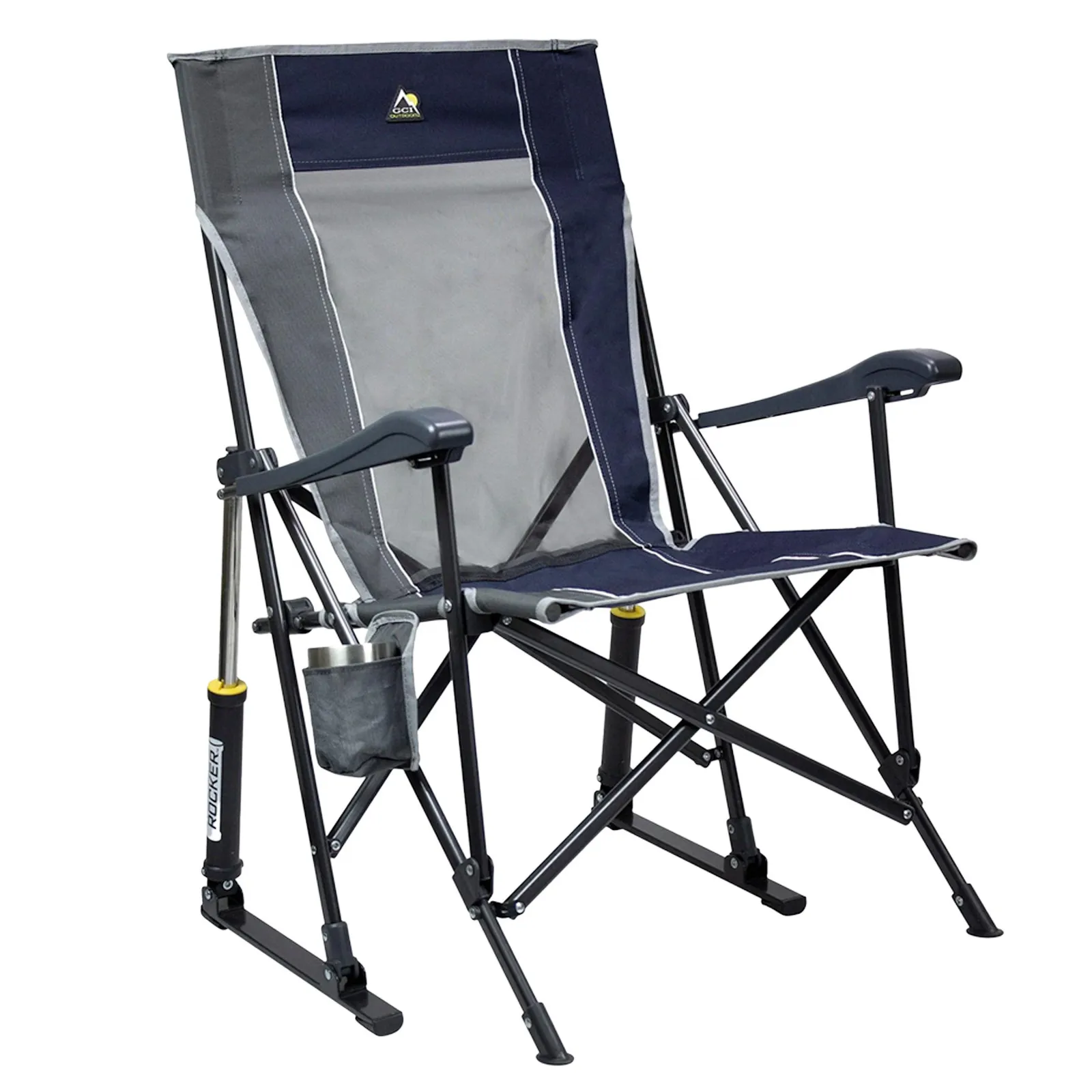 Folding Rocker Chair with Spring Action Technology