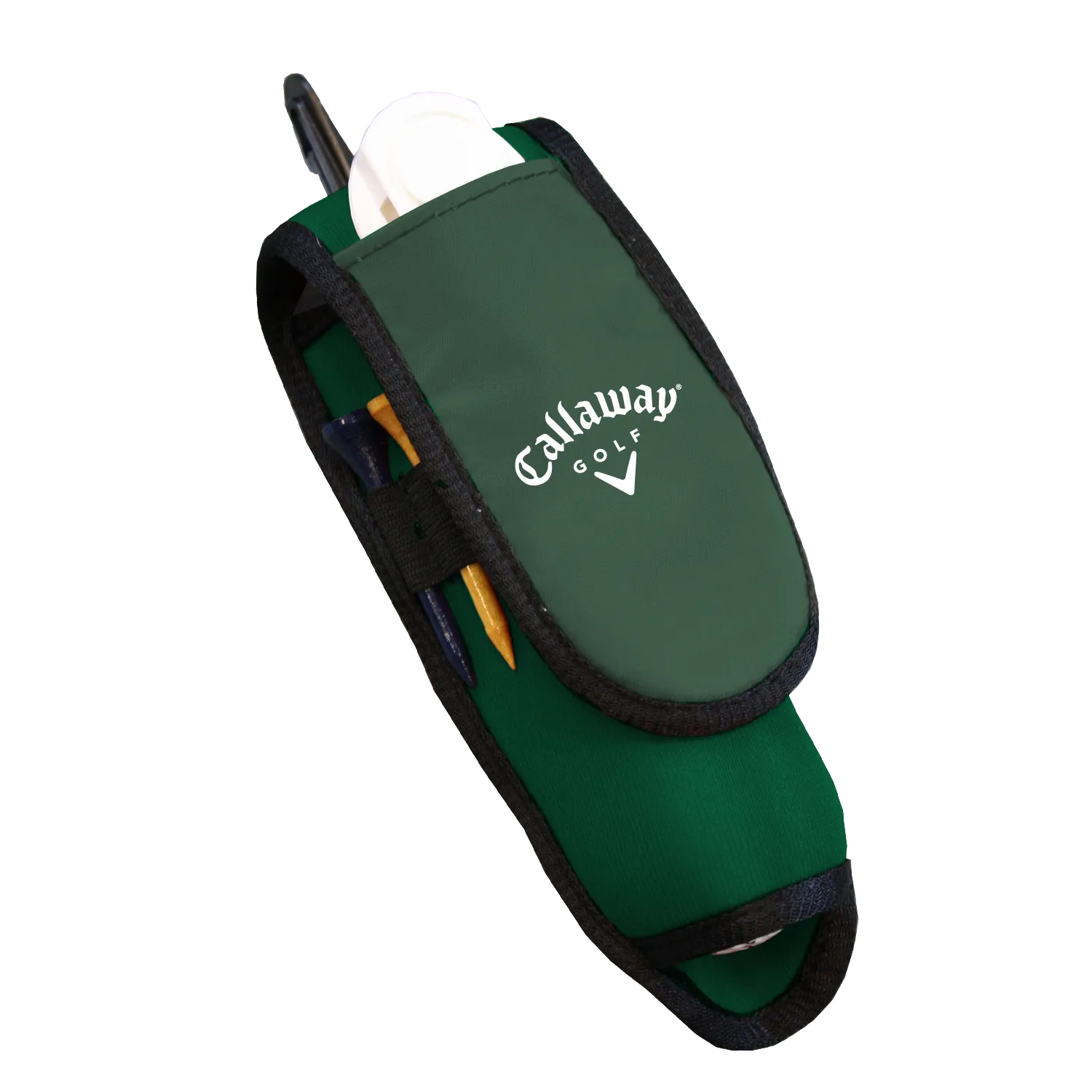 Golf Ball Caddy with Divot Tool - Neoprene 3-Ball - product view 2