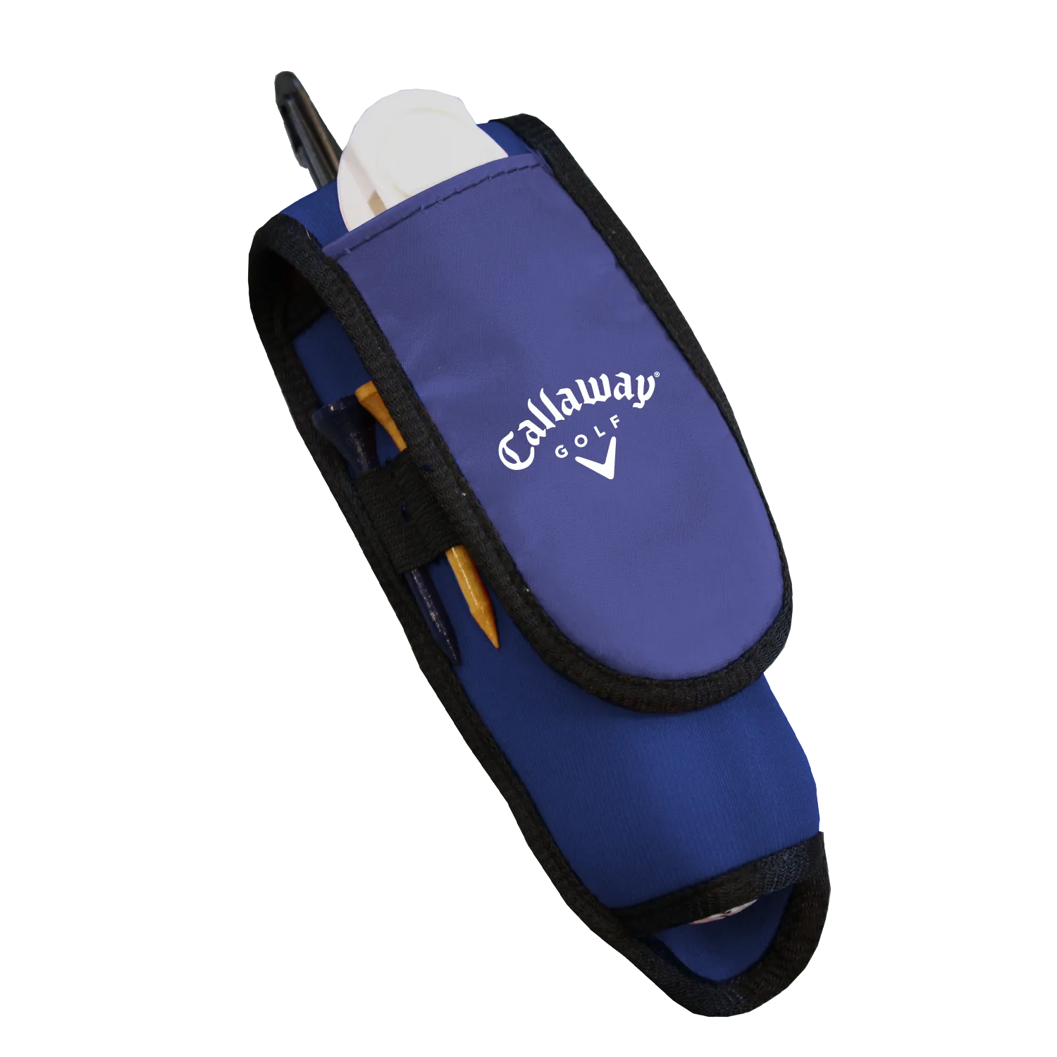 Golf Ball Caddy with Divot Tool - Neoprene 3-Ball - product view 3