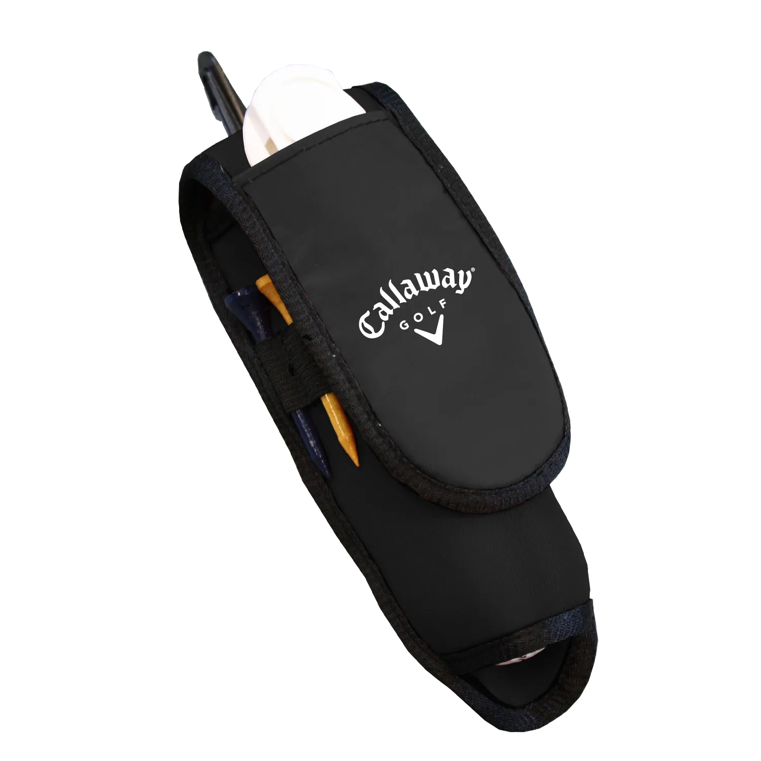 Golf Ball Caddy with Divot Tool - Neoprene 3-Ball - product view 4