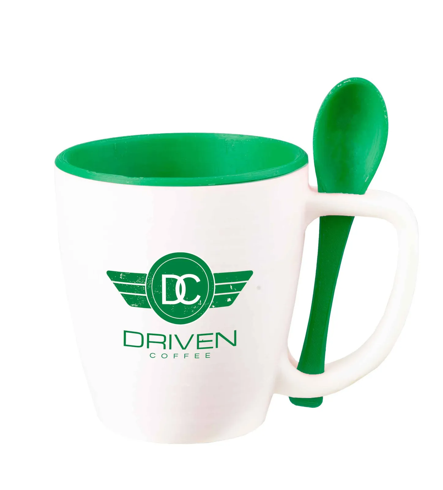 Insulated Mug with Built-In Spoon Handle - 14 oz - product view 7