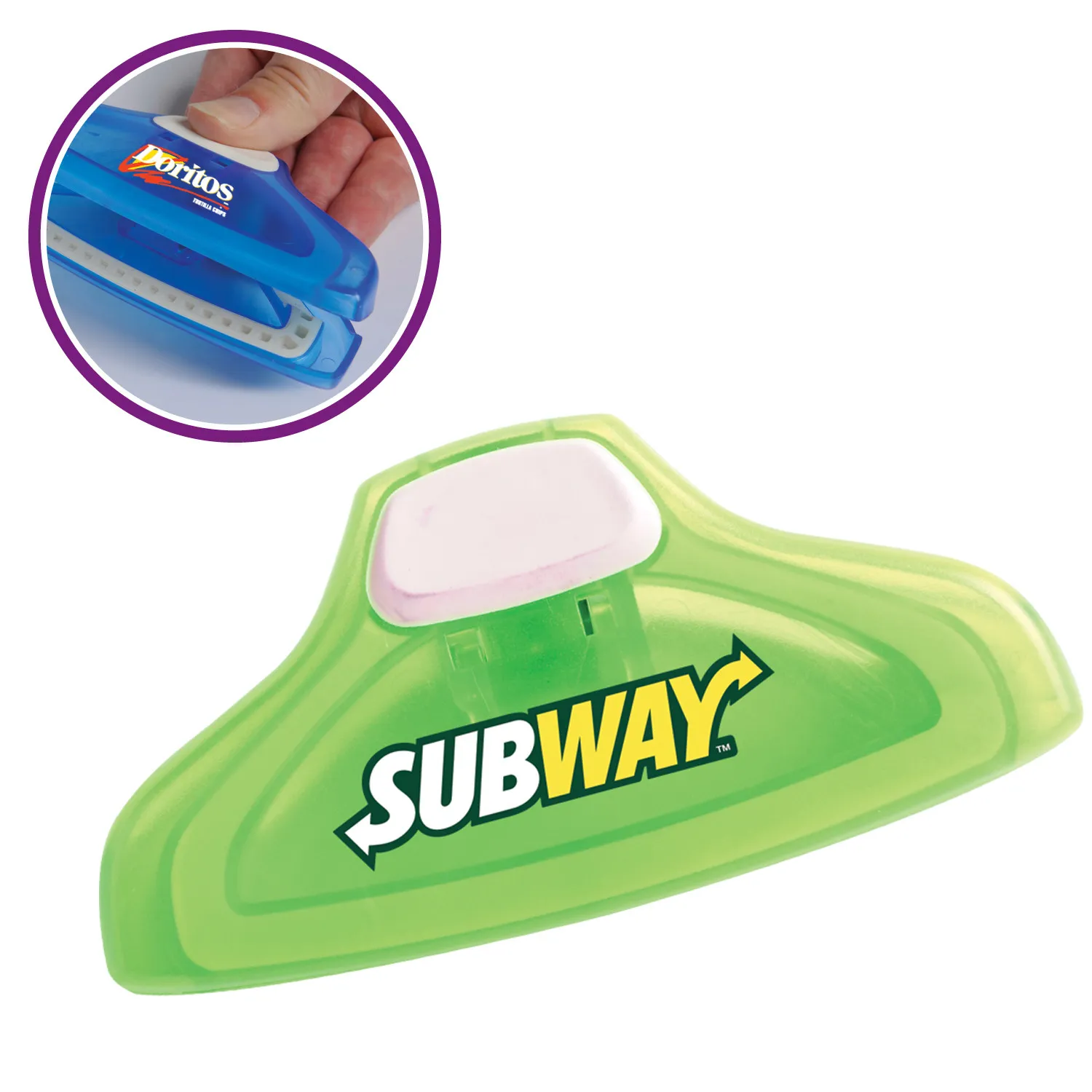 Plastic Utility Clip with Co-Molded Grip - 5 in