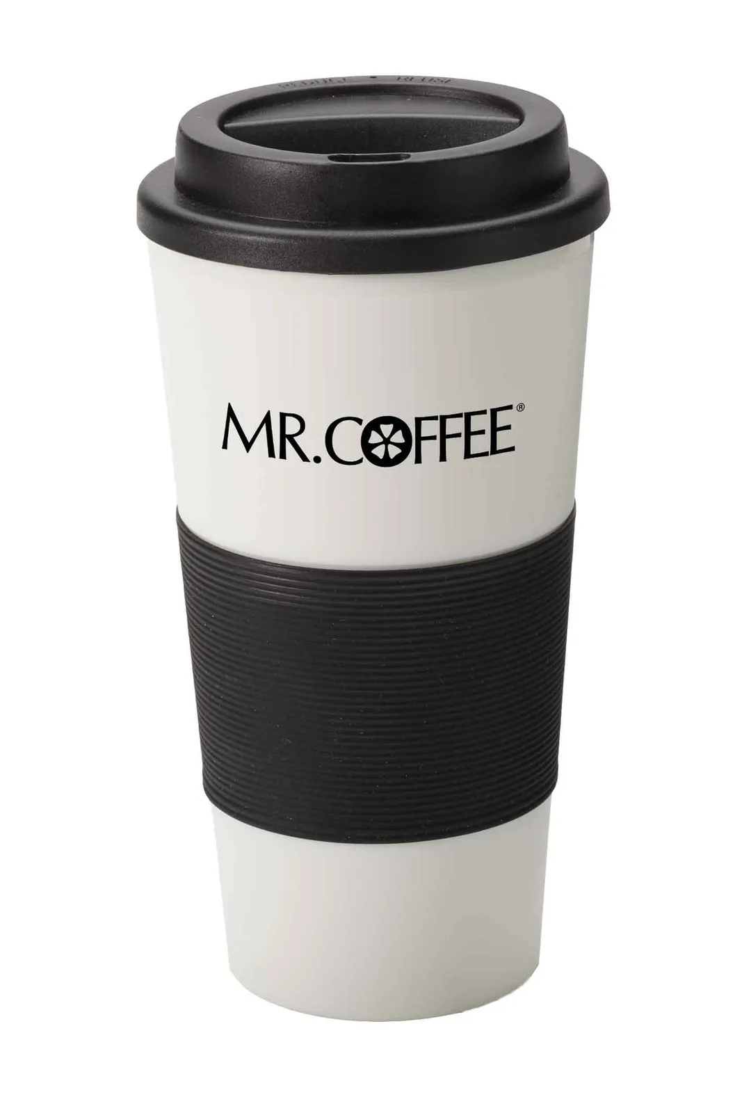 Insulated Tumbler with Silicone Grip and Twist Lid - 16 oz - product view 1