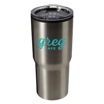 Stainless Steel Travel Tumbler with Slide Lid - 20 oz