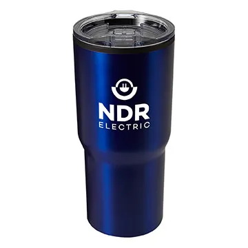 Stainless Steel Travel Tumbler with Slide Lid - 20 oz - product view 4