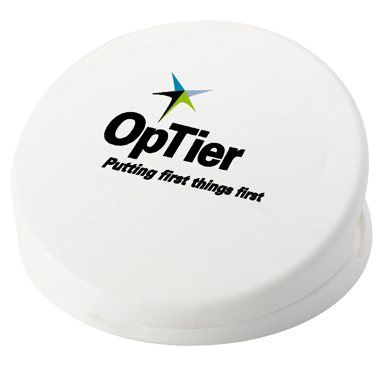 Round Plastic Clip with Double Metal Springs - 3 in - product view 2