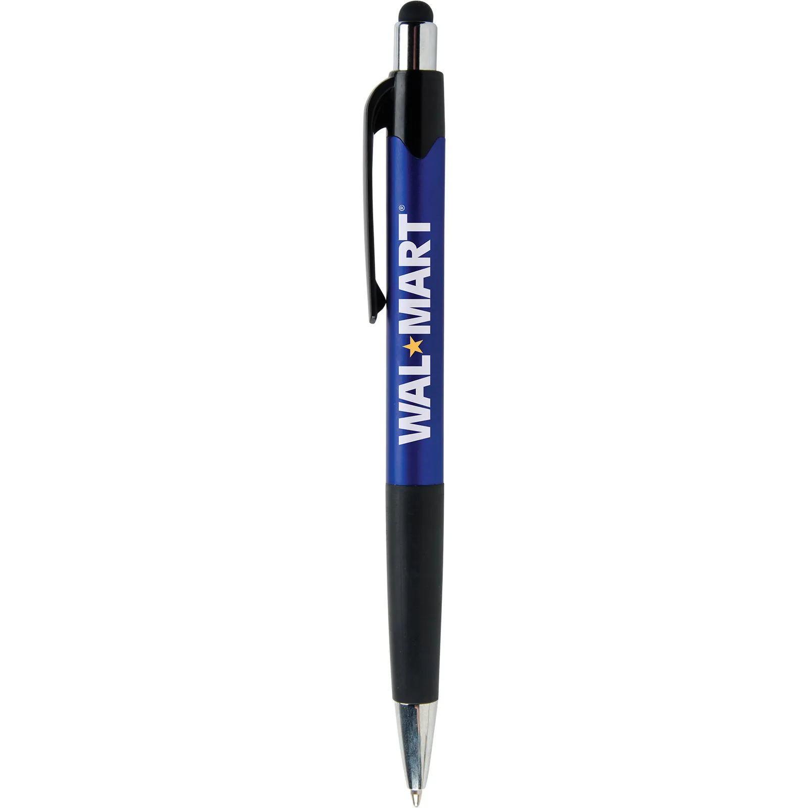 Stylus Pen with Metallic Barrel and Chrome Accents - product view 5