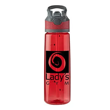 Water Bottle Tritan Straw Spout Push Button - 28 oz
