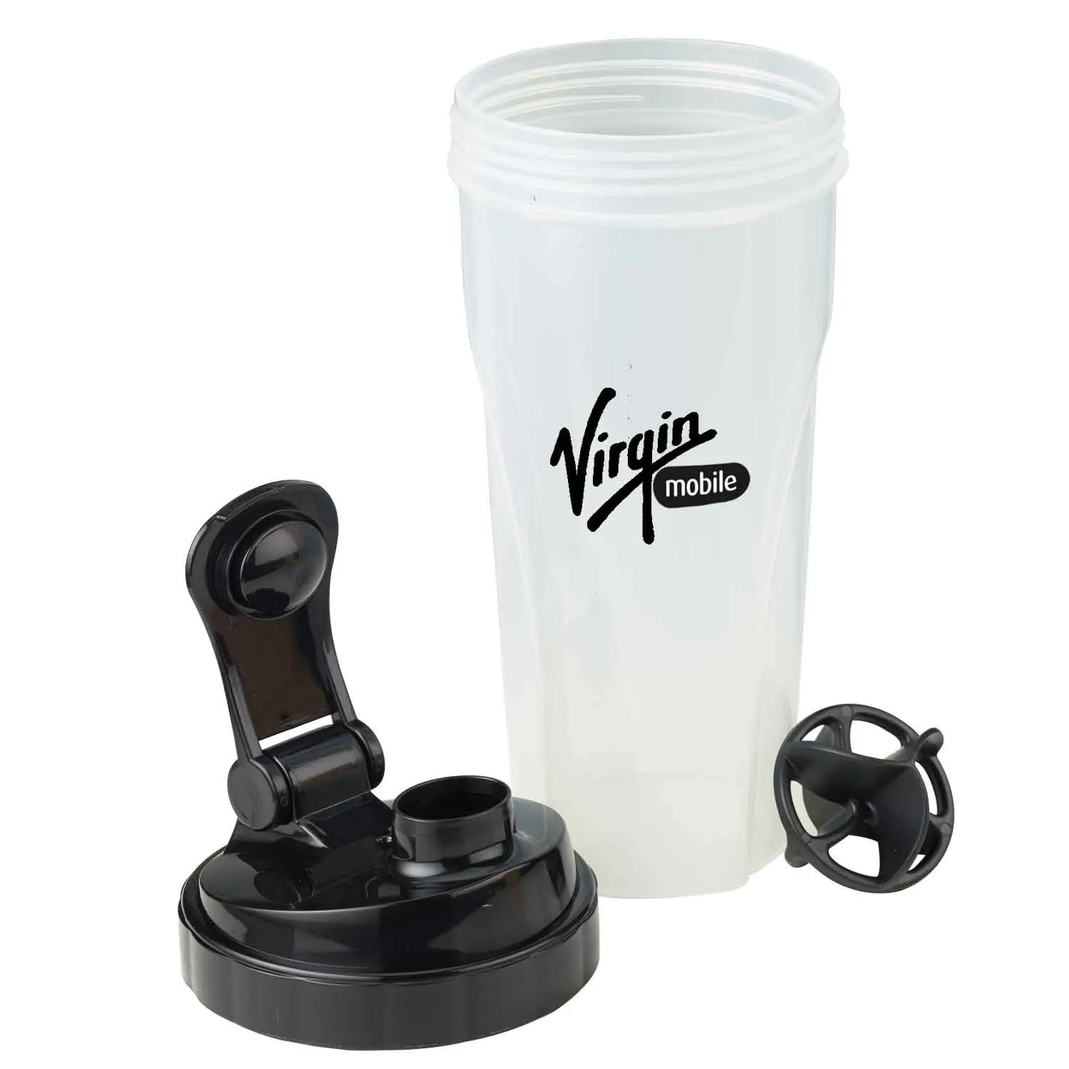 Shaker Bottle Vortex Ball Flip Top - 24 oz