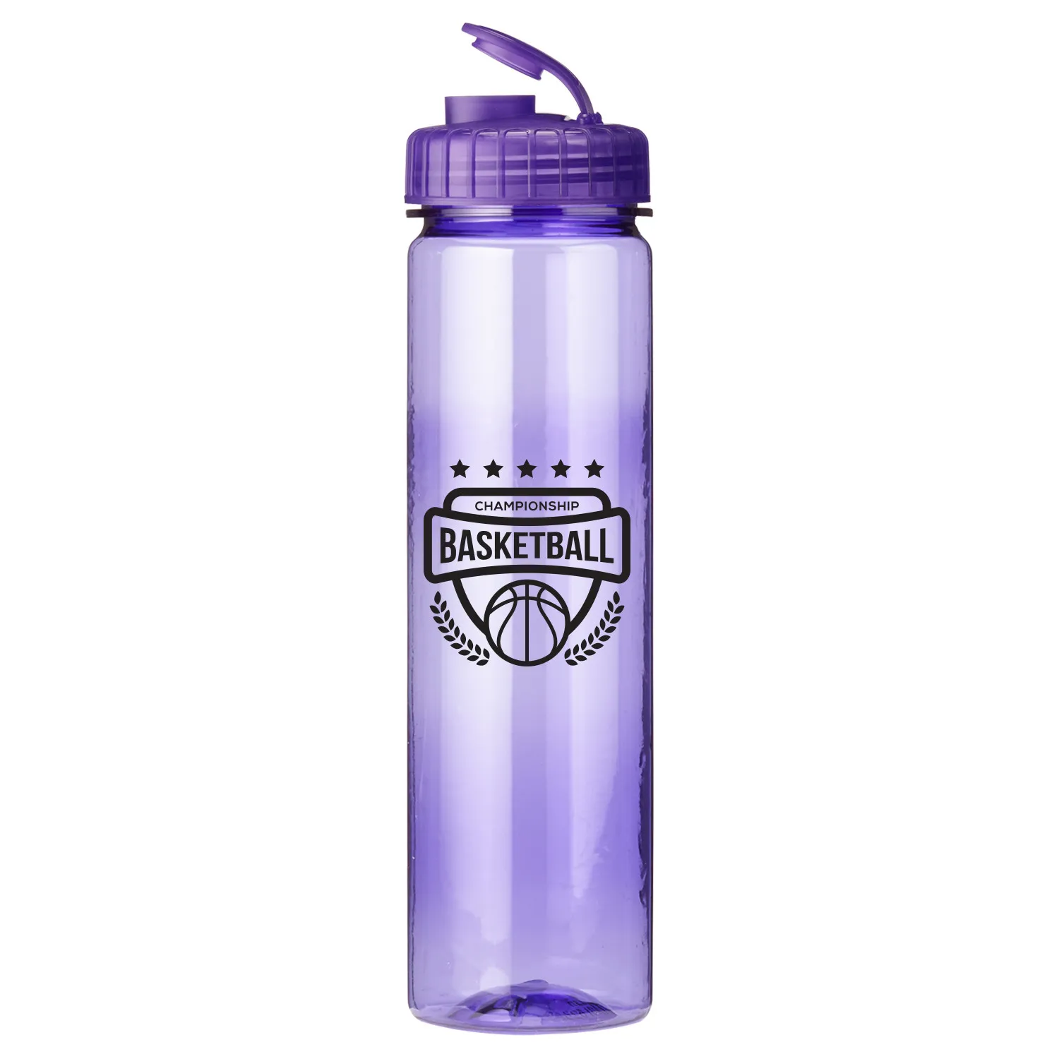 Water Bottle Wide Mouth Euro Body Push-Pull Lid - 24 oz - product view 16