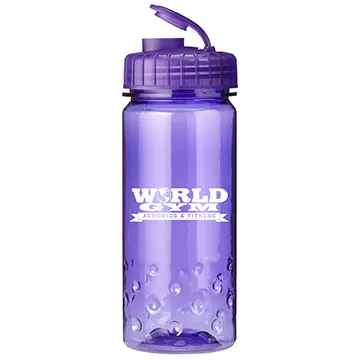 Water Bottle Wide Mouth Euro Body Bubble Design - 16 oz - product view 16