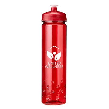 Water Bottle Wide Mouth Euro Body Bubble Design - 24 oz - product view 5