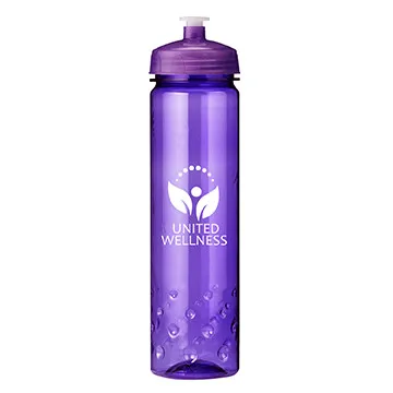 Water Bottle Wide Mouth Euro Body Bubble Design - 24 oz - product view 6