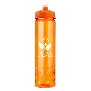 Water Bottle Wide Mouth Euro Body Bubble Design - 24 oz - product view 7