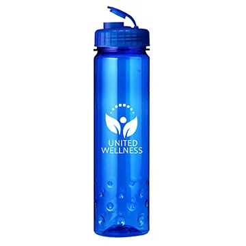 Water Bottle Wide Mouth Euro Body Bubble Design - 24 oz - product view 12