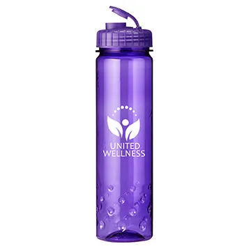 Water Bottle Wide Mouth Euro Body Bubble Design - 24 oz - product view 16