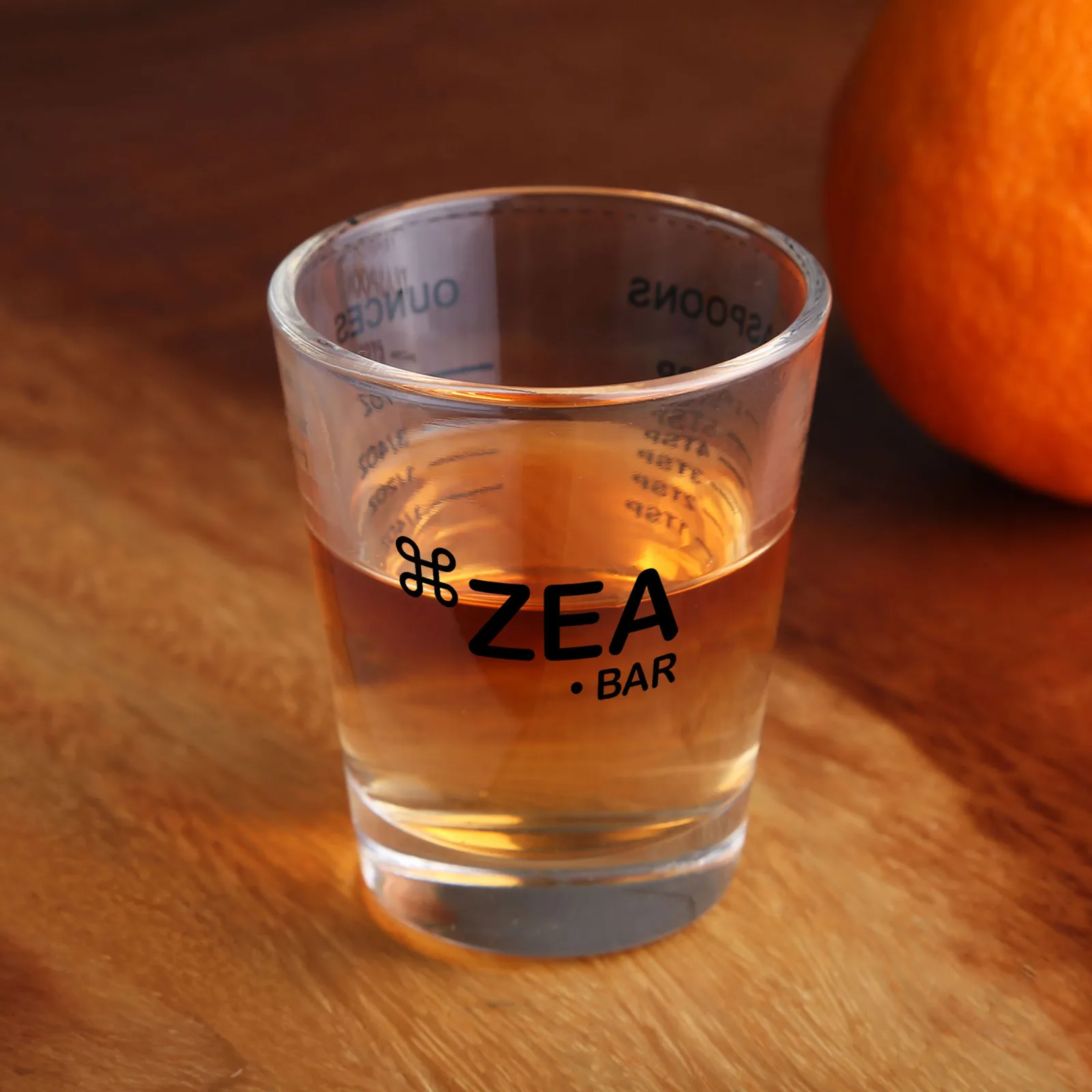Shot Glass Measurement Markings Clear - 1 oz