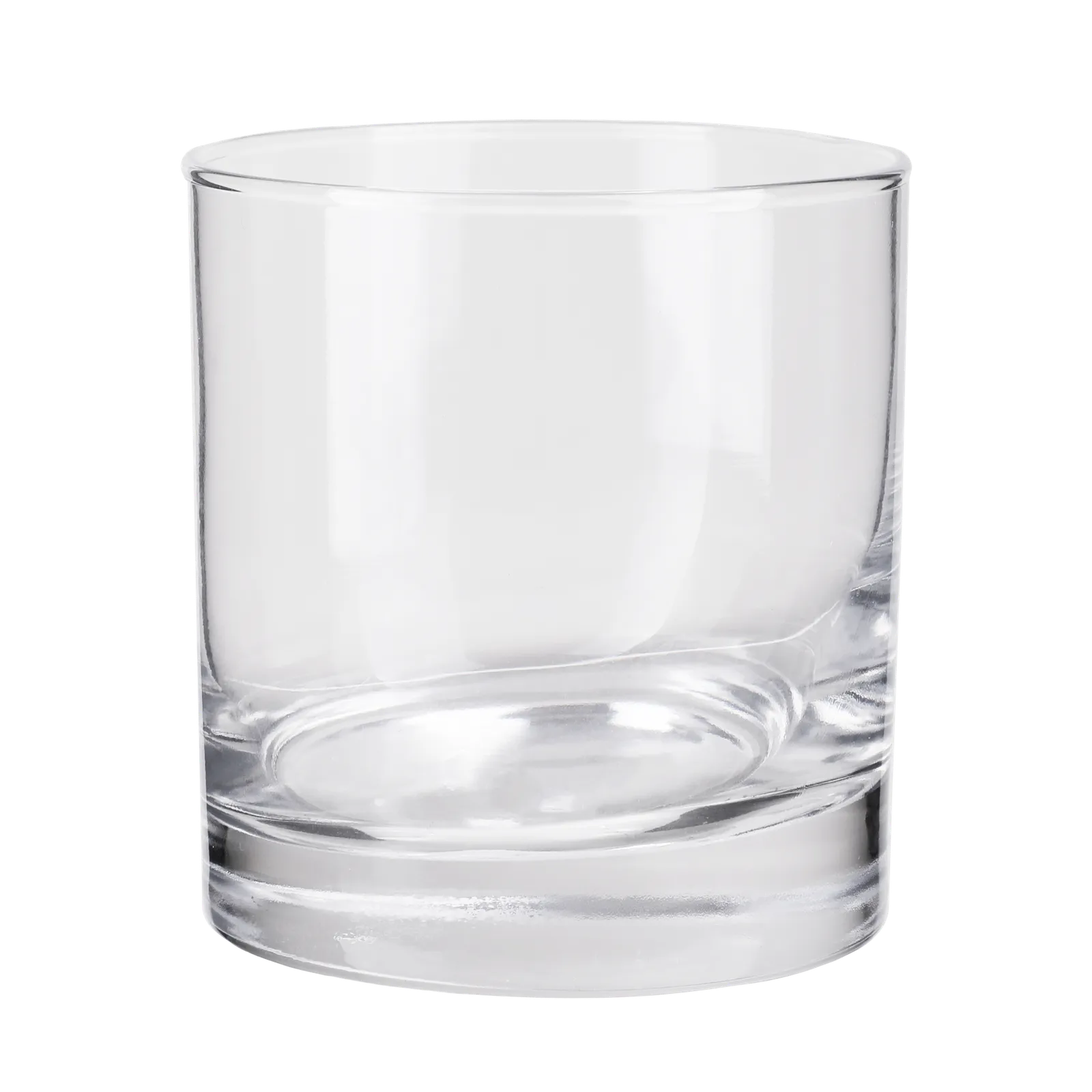 Whiskey Glass Heavy Base Wide Opening - 8 oz - blank view 4