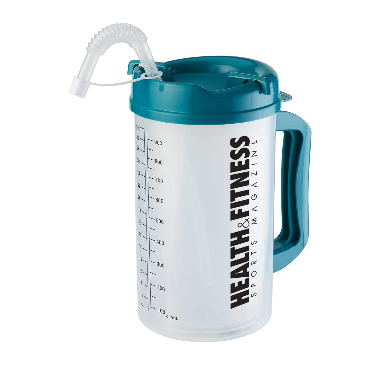 Measurement Mug Double Wall Insulated Bendable Straw - 32 oz - product view 3