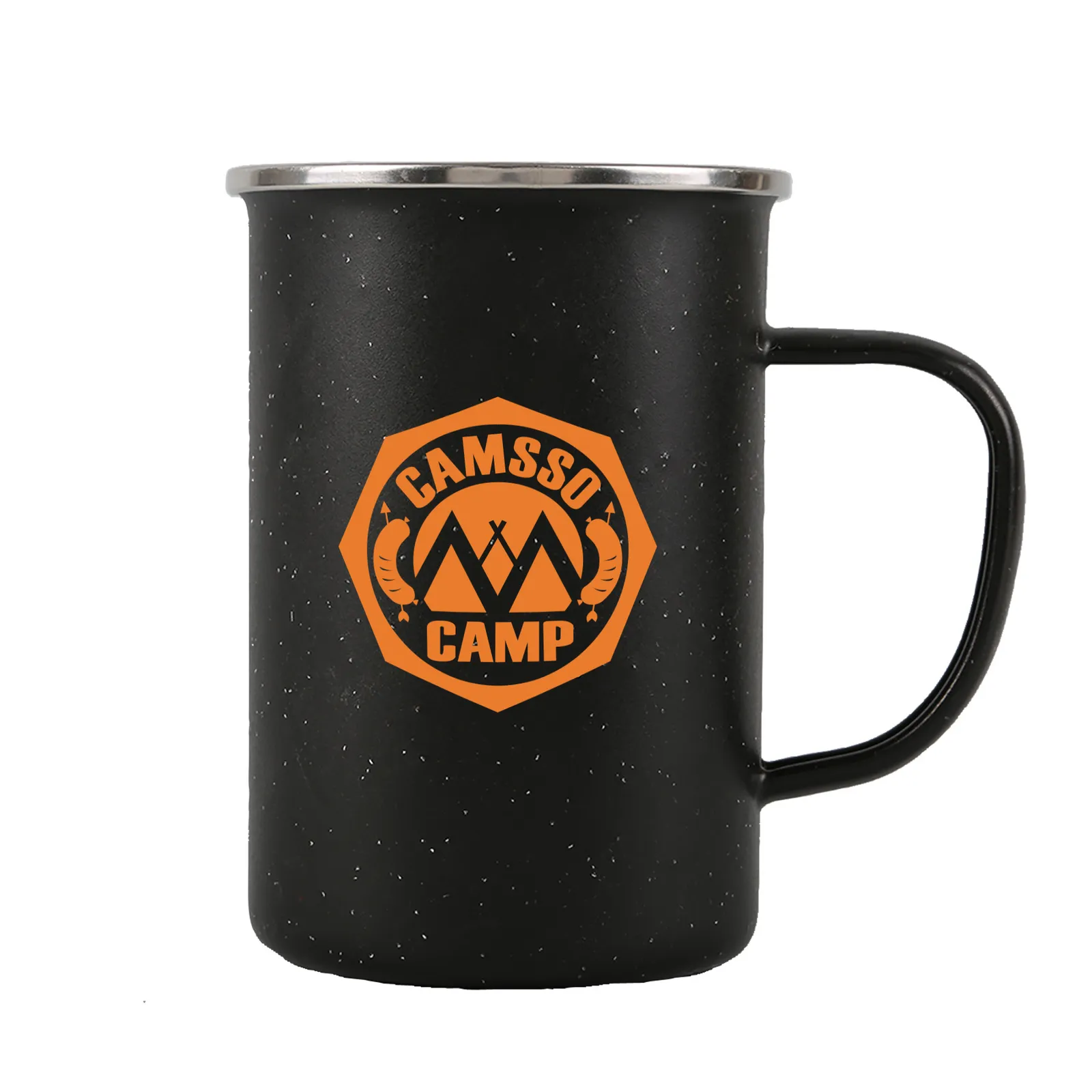 Camping Mug Speckled Enamel Finish - 20 oz