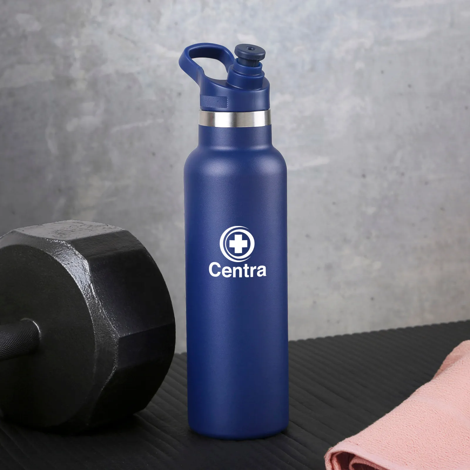 Water Bottle Powder Coated Push-Pull Lid - 20 oz