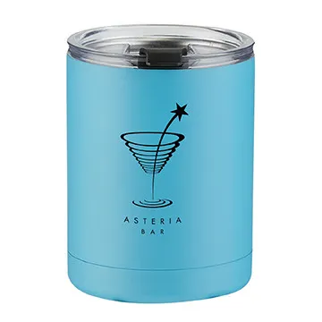 Insulated Low Ball Tumbler with Flip Lid - 10 oz - product view 3