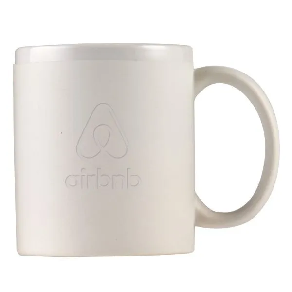 Ceramic Mug Velvet Touch Coating Soft Grip - 11 oz