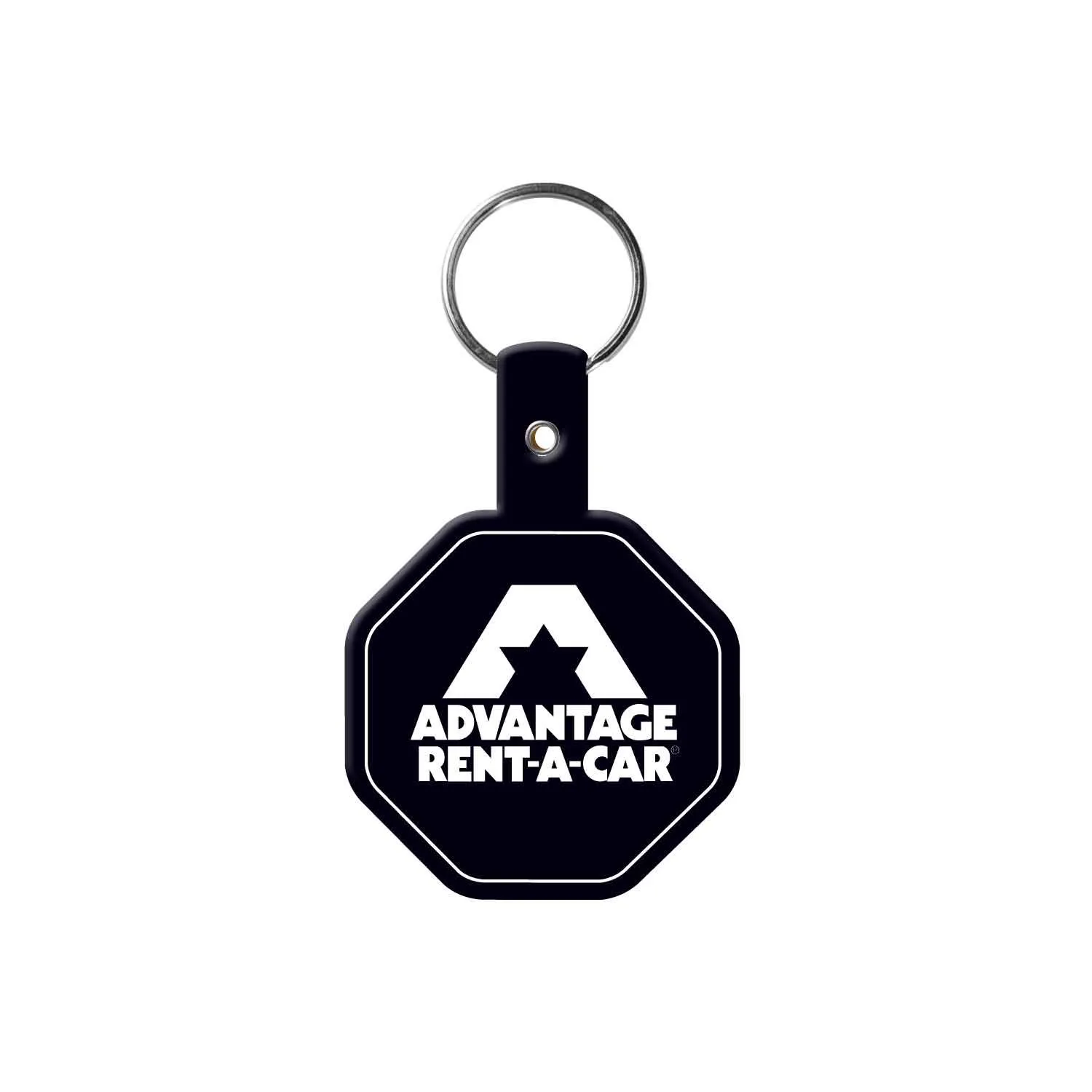 Custom Keychain Stop Sign Flexible PVC - 2.5 in - product view 8