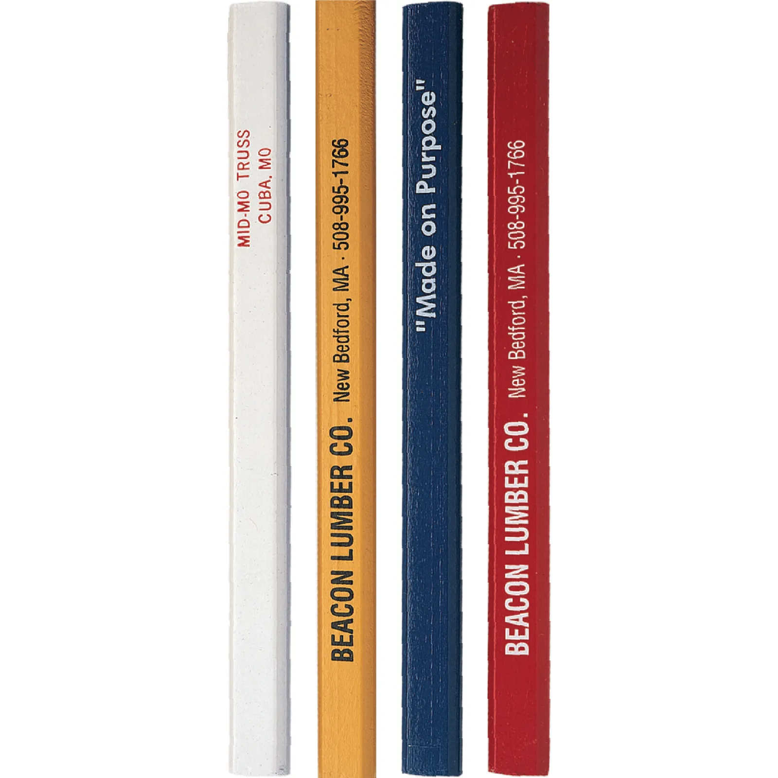 Carpenter Pencil Wood Embossed Foil Imprint - 6 in