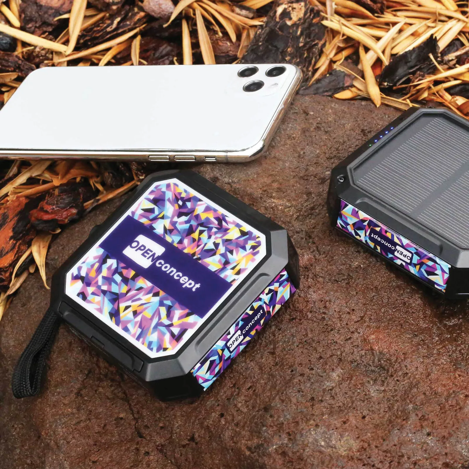 Solar Powerbank Wireless Charging with Flashlight - 10,000 mAh