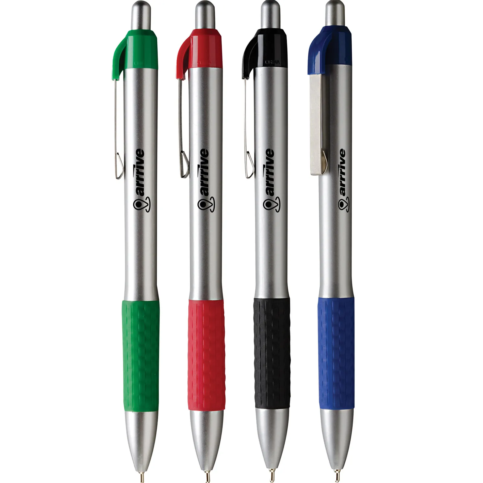 Pen Chrome Barrel with Textured Grip MaxGlide Ink - 5.6 in