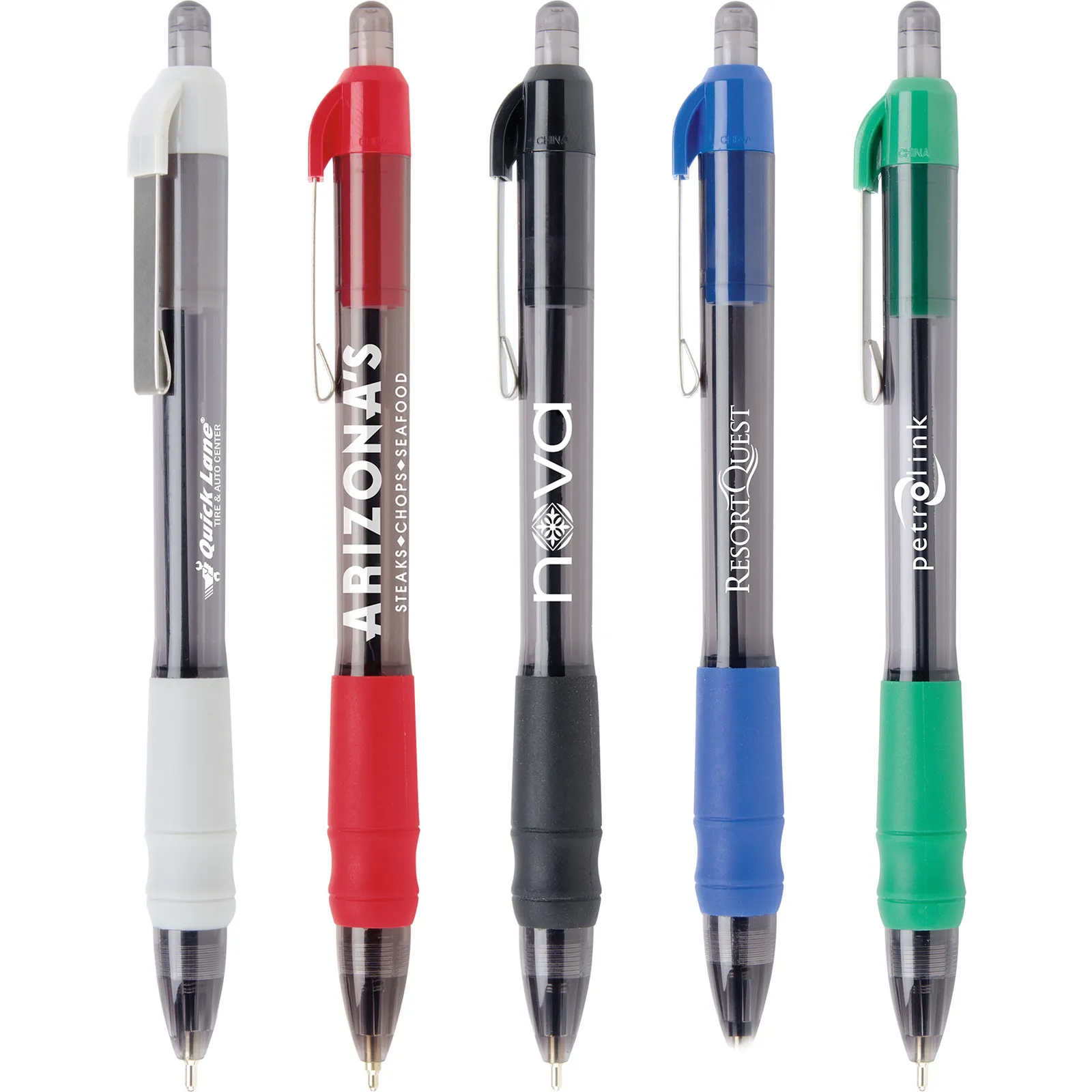 Pen Corporate Translucent with Rubber Grip MaxGlide - 5.6 in