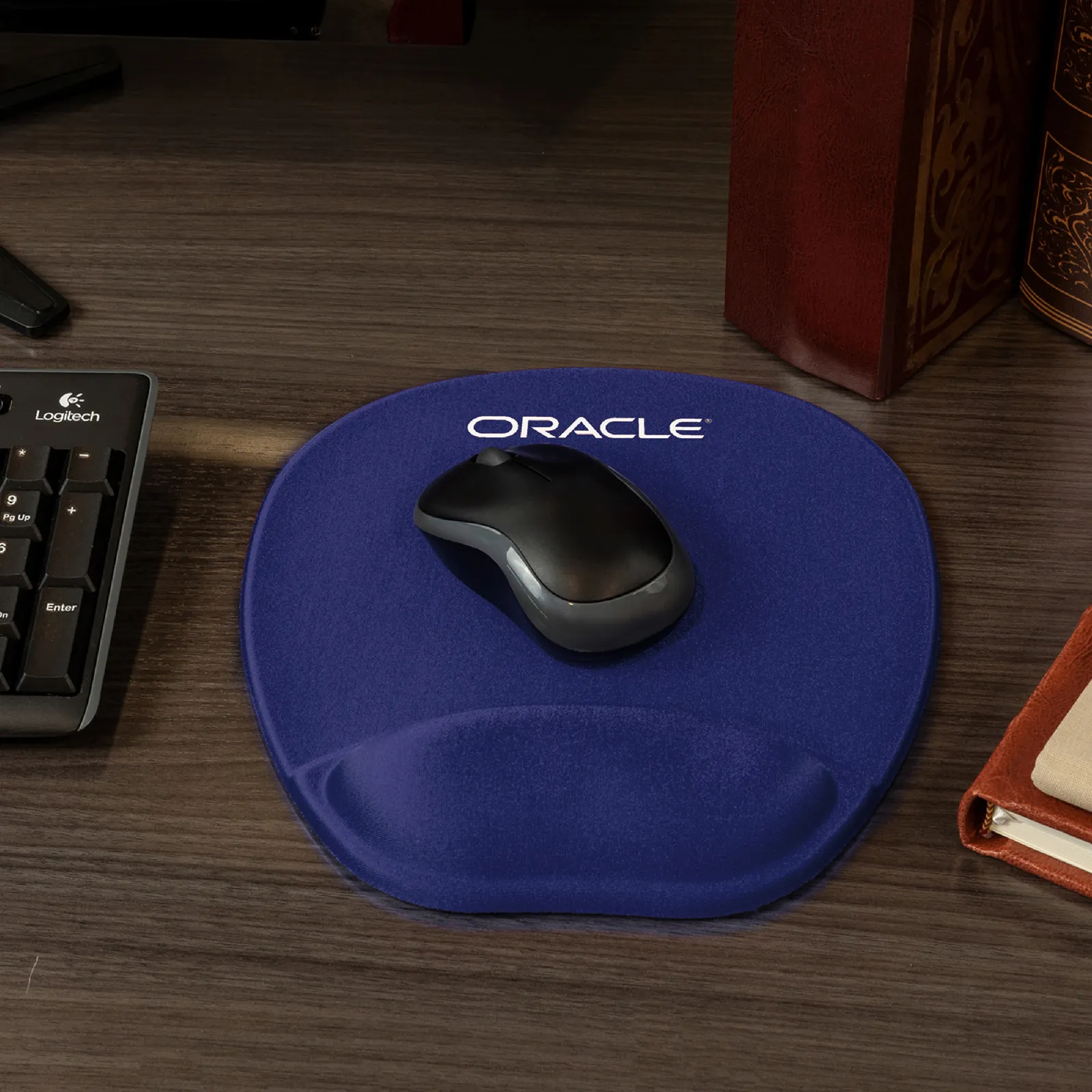 Mouse Pad Memory Foam Ergonomic Lycra - 8.25 x 9.75 in
