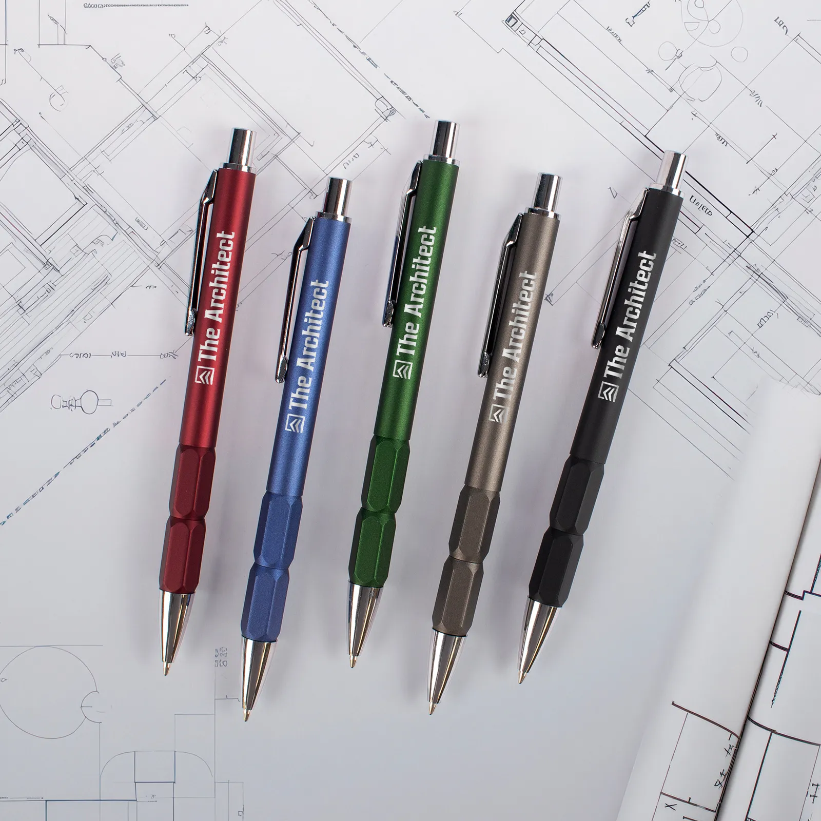 Pen Recycled Aluminum Hexagonal Fidget Stones - 5.8 in