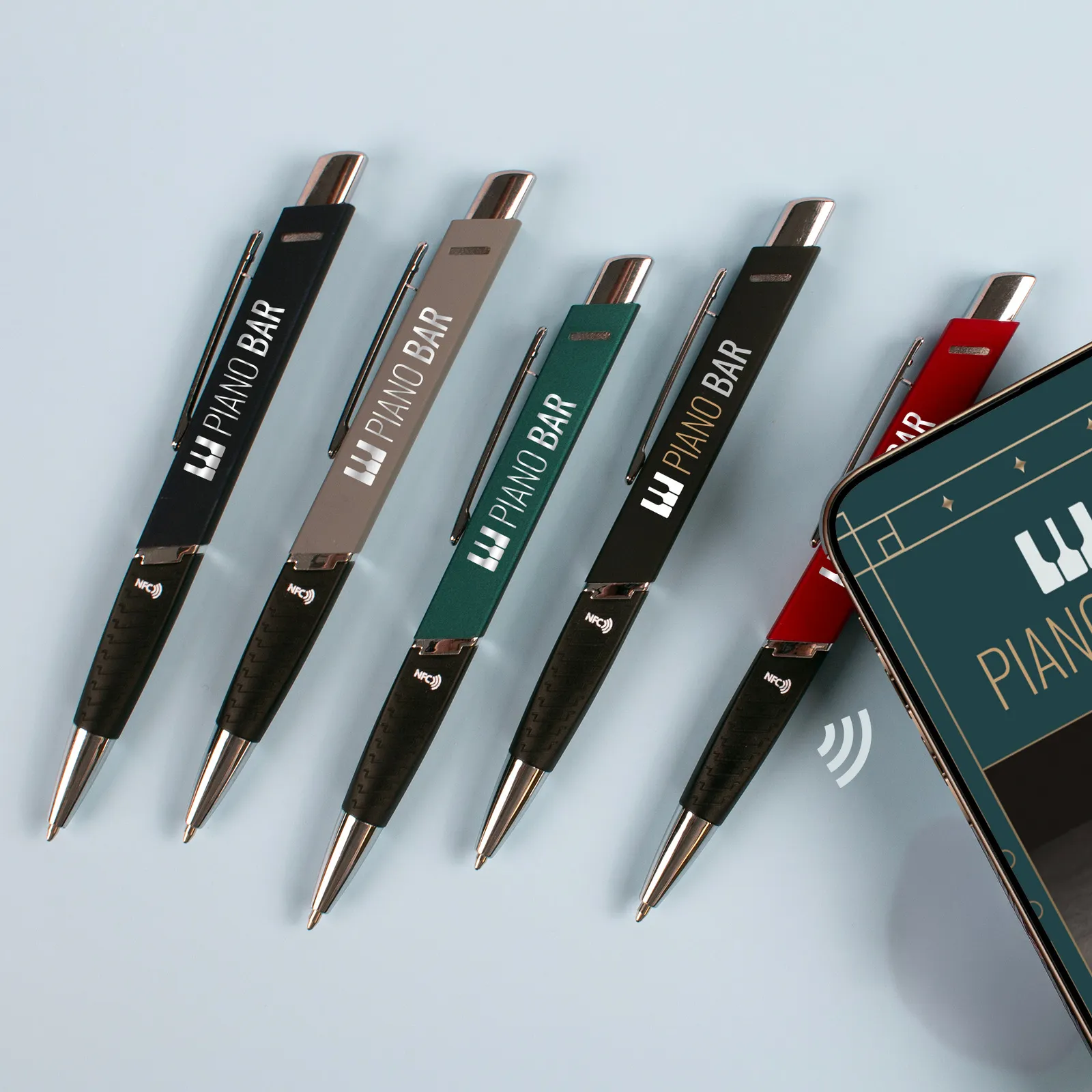 Pen NFC Technology Recycled Aluminum Square Barrel - 5.5 in