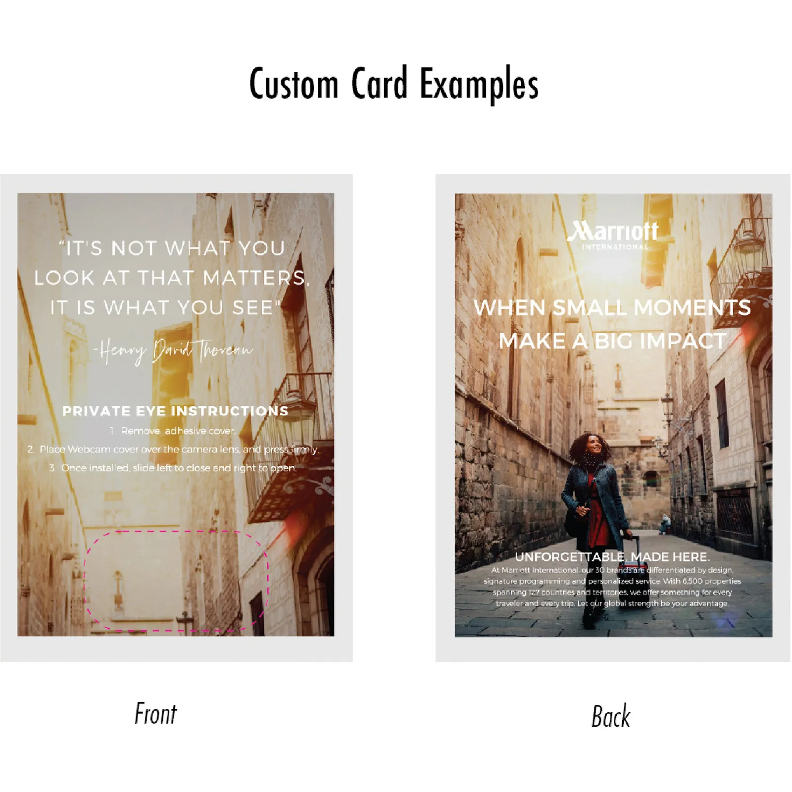 Webcam Cover Sliding Privacy Blister Pack - 1.5 in - product view 3