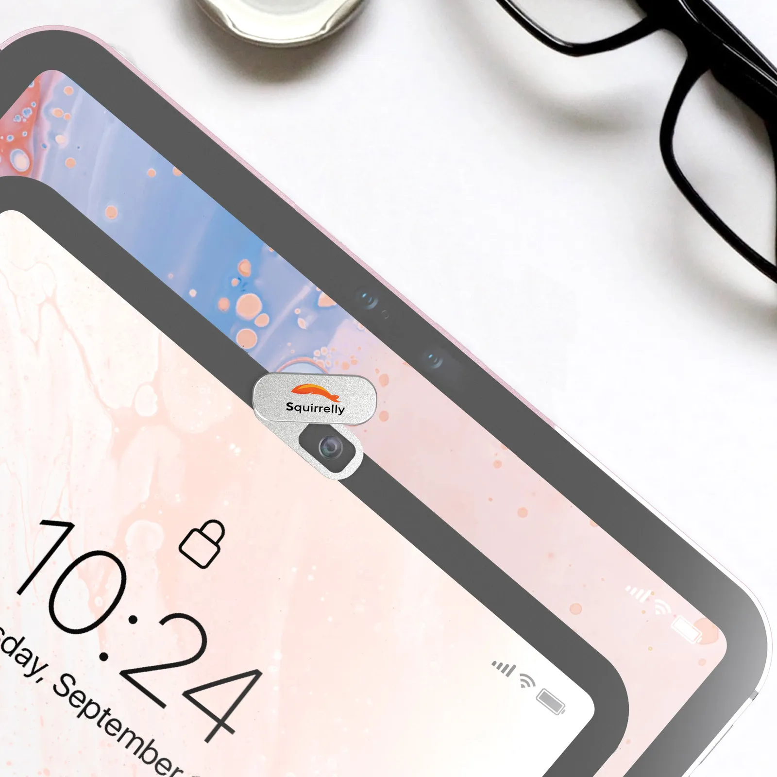 Webcam Cover Swivel Privacy Metal Construction - 1.25 in