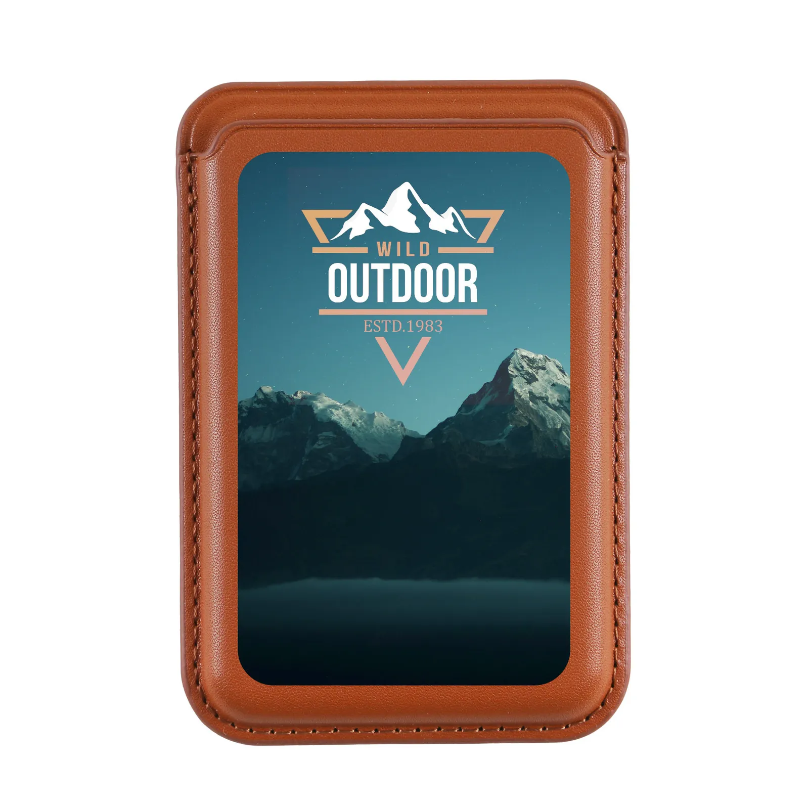 Phone Wallet Magnetic Recycled PU - 2.5 x 4.5 in - product view 5