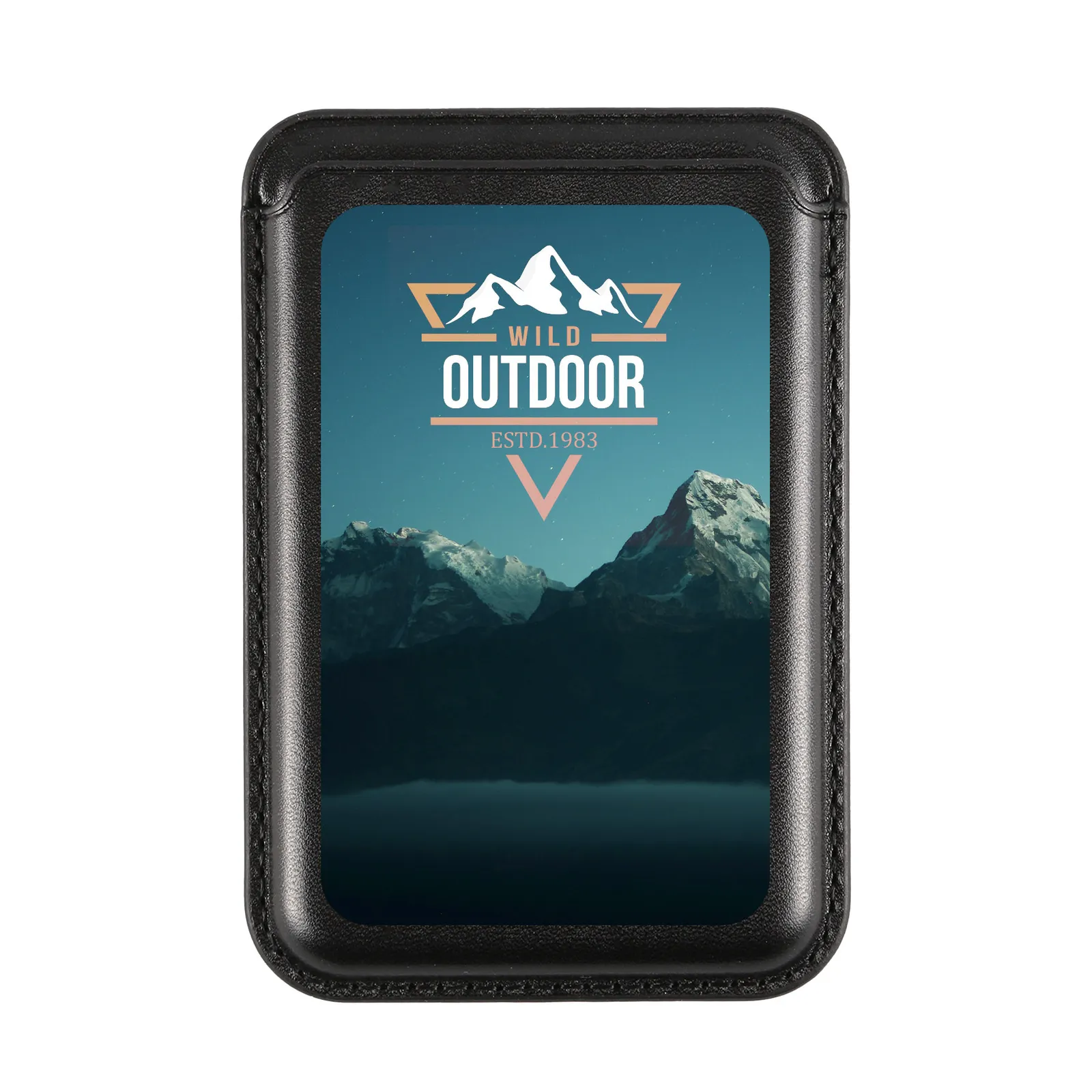 Phone Wallet Magnetic Recycled PU - 2.5 x 4.5 in - product view 7