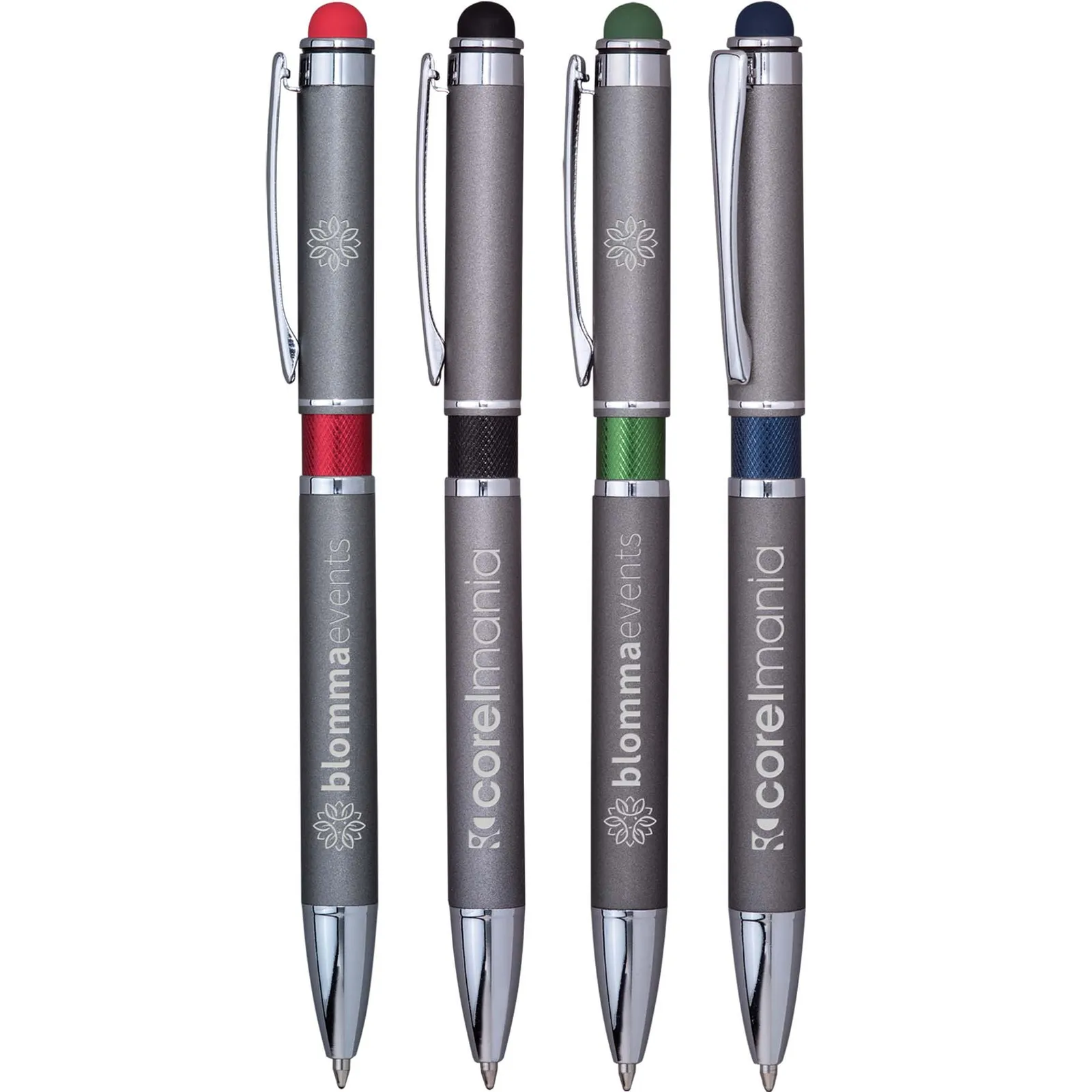 Executive Stylus Pen Brushed Bronze Finish Metal - product view 2