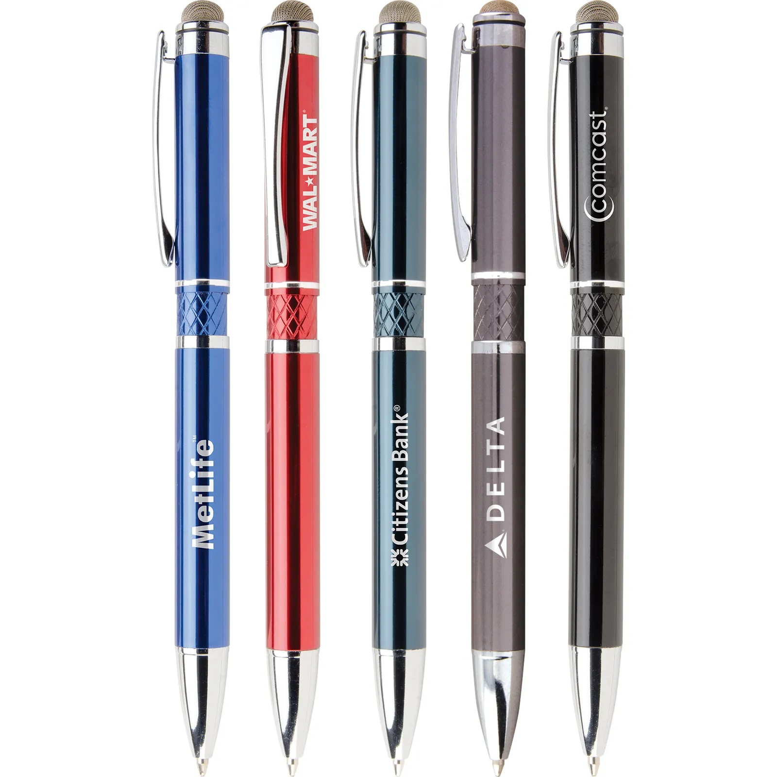 Executive Stylus Pen Microfiber Tip Chrome - 5.6 in