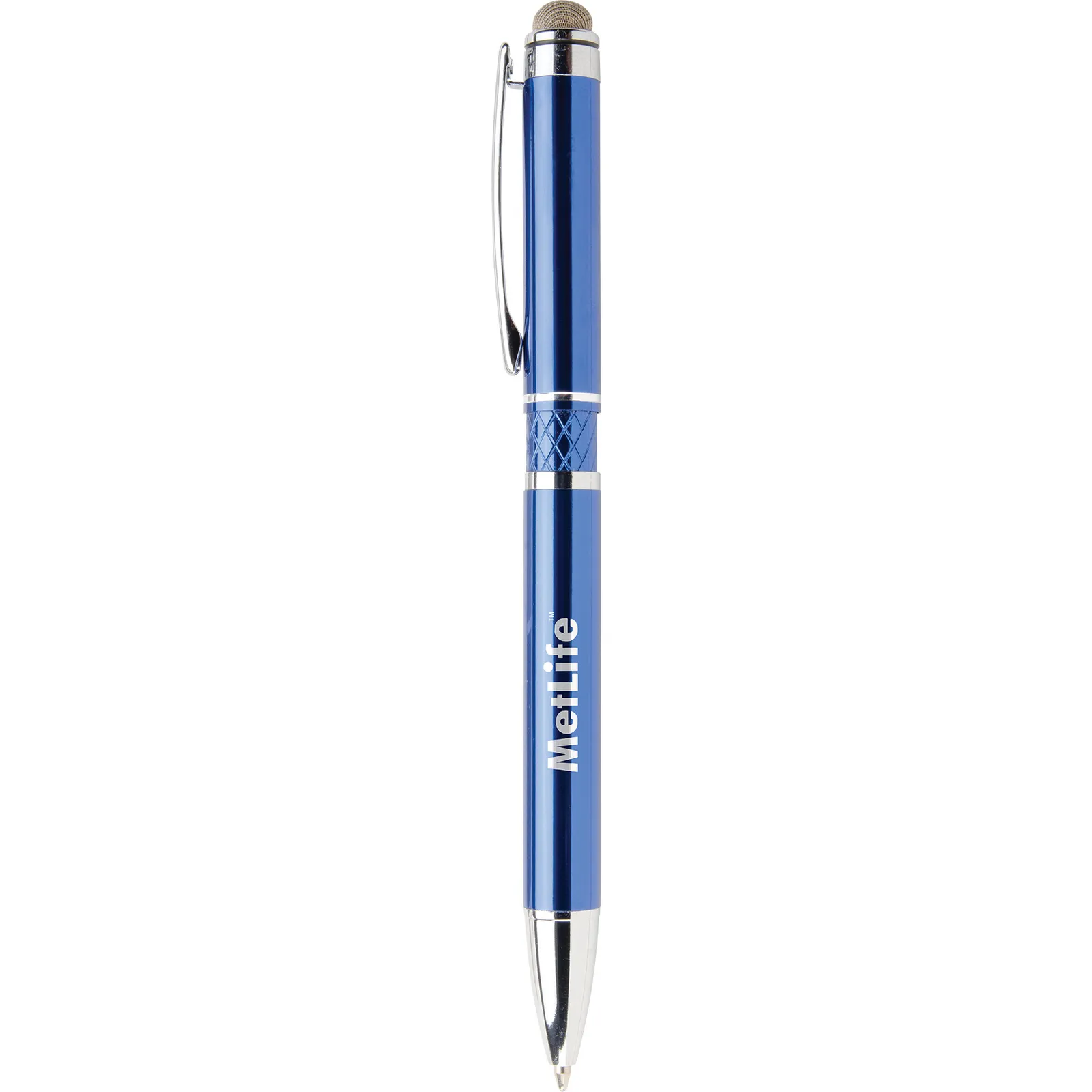 Executive Stylus Pen Microfiber Tip Chrome - 5.6 in - product view 4