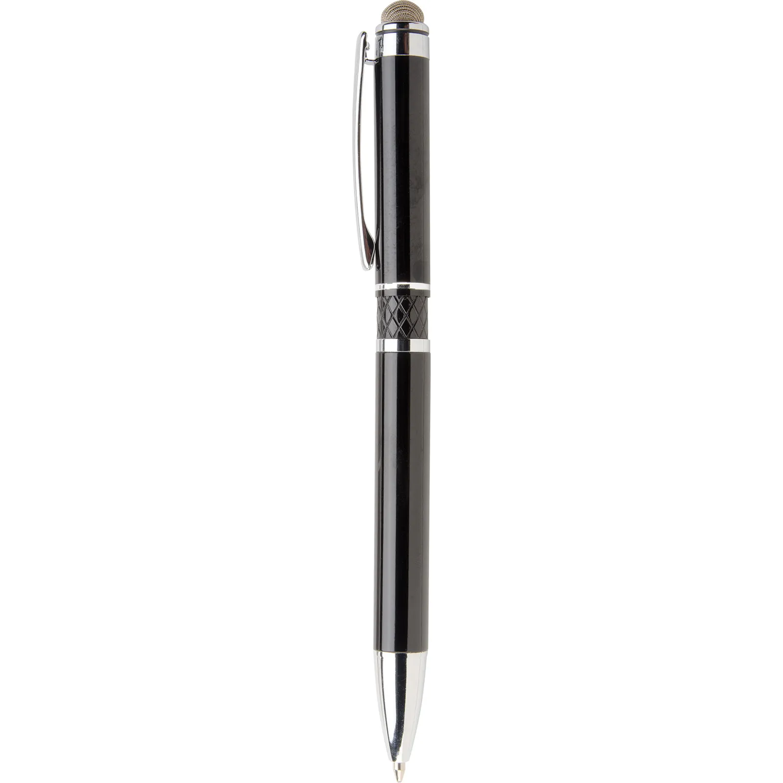 Executive Stylus Pen Microfiber Tip Chrome - 5.6 in - blank view 8