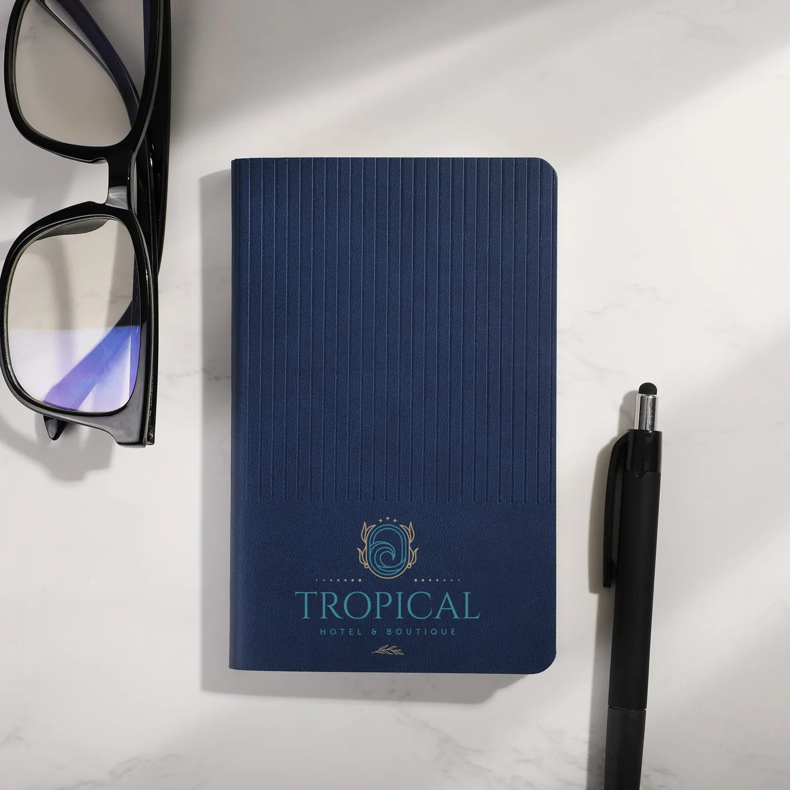 Pocket Notebook with Flat-Lay Binding - 3.5 x 5.5 in - product view 1