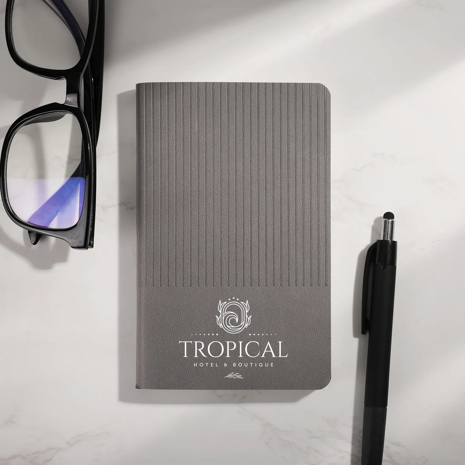 Pocket Notebook with Flat-Lay Binding - 3.5 x 5.5 in - product view 3