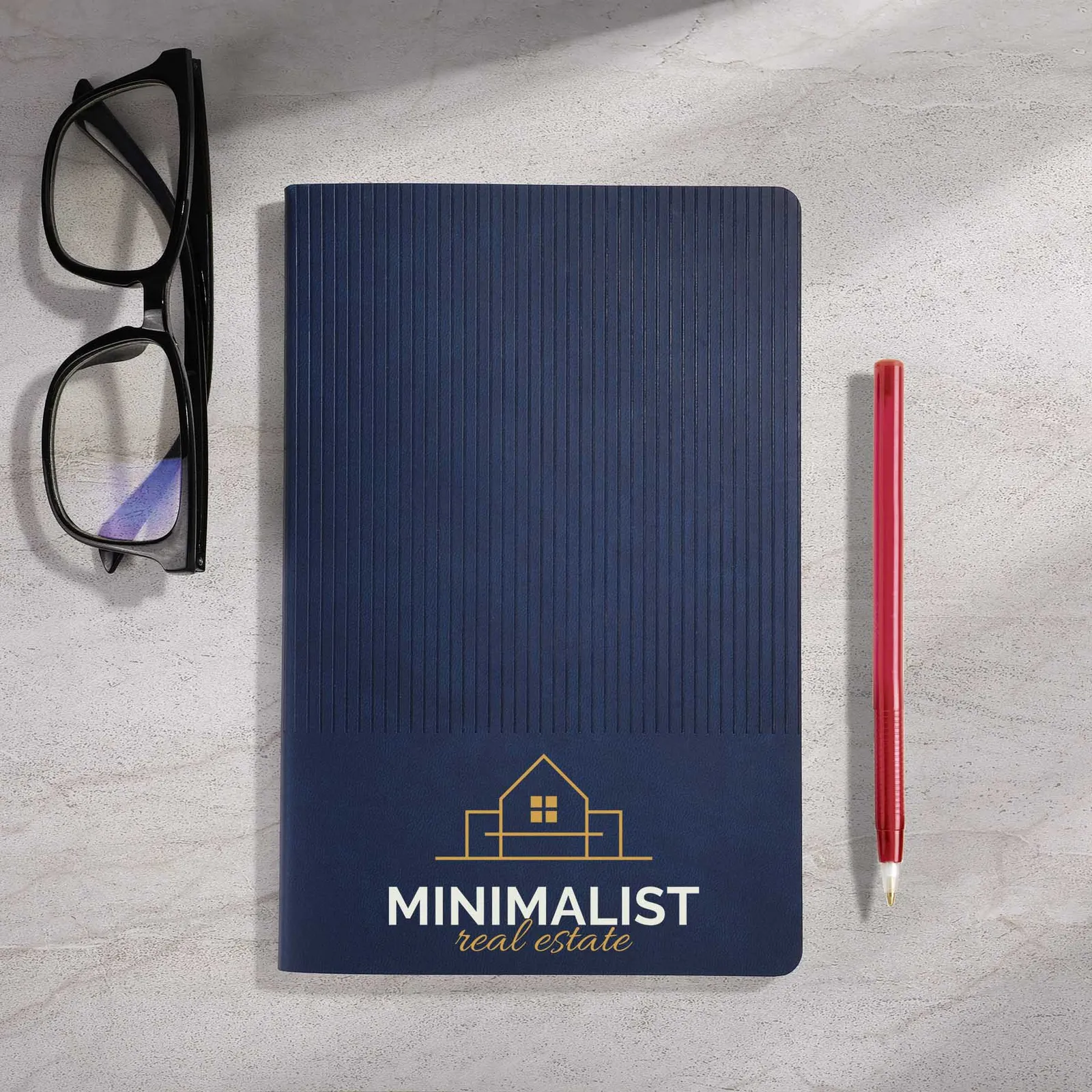 Notebook with Flat-Lay Binding - 5.5 x 8 in