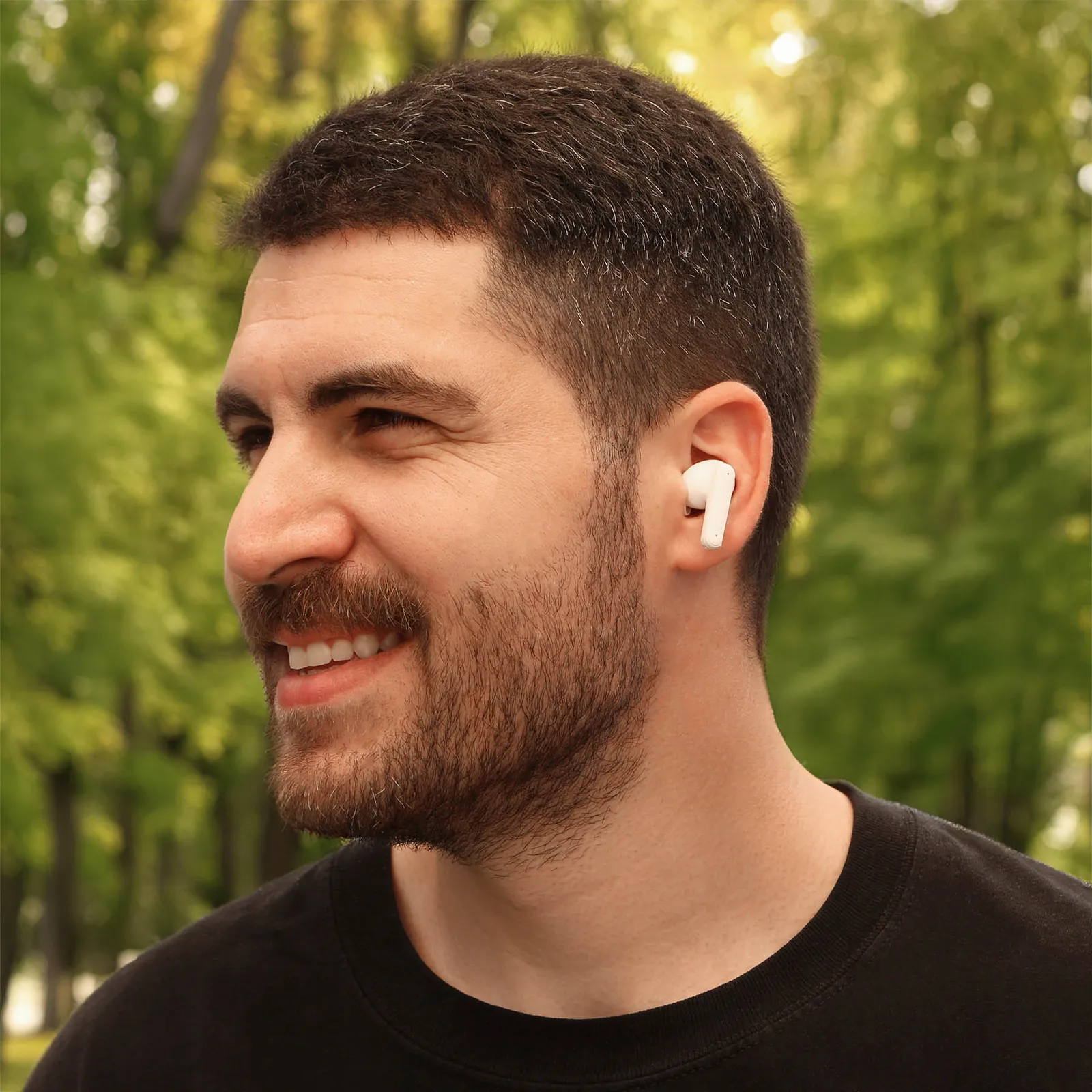 Wireless Earbuds ANC Recycled Case - 2 1/4 x 1 29/32 in - product view 3