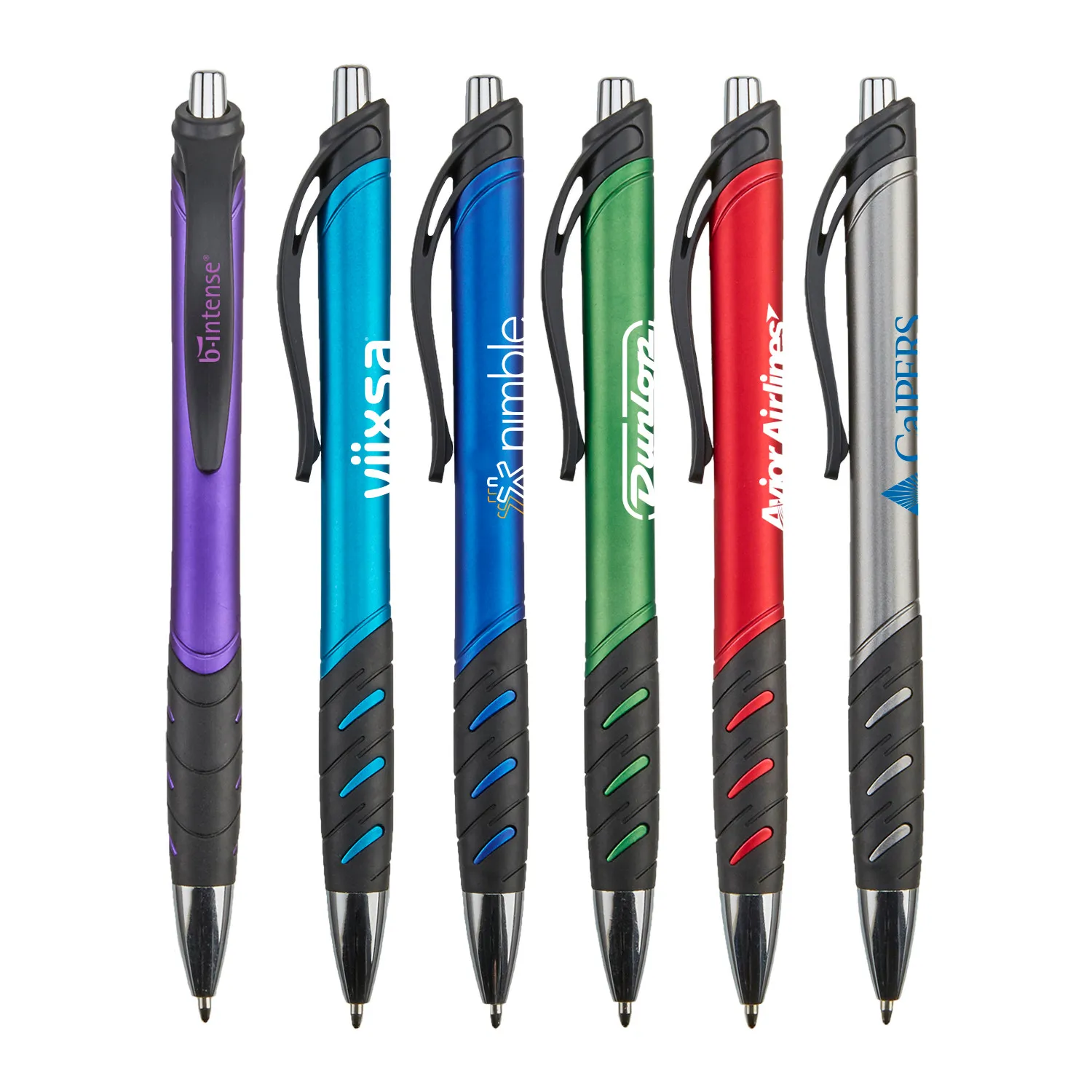 Ballpoint Pen Matte Metallic Dotted Grip - 5 5/8 in